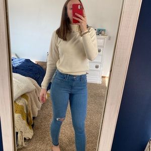 Levi's super high rise skinny jeans